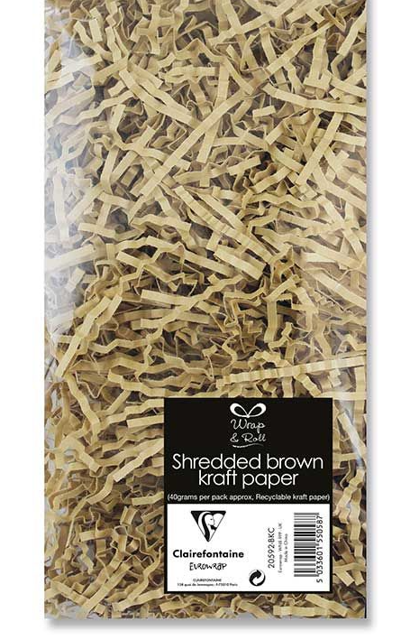 BROWN KRAFT SHREDDED TISSUE PAPER