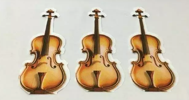 16pk Violin shape napkin