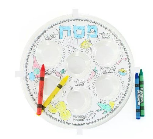 Colour Your Own Seder Plate CISP-1001
