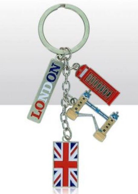 London Charm Keyring