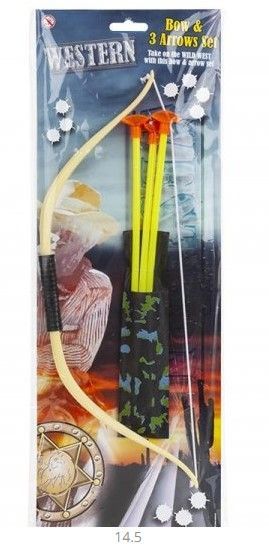 WESTERN BOW & 3 ARROWS 14.5