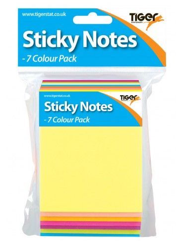 STICKY NOTES 7 COLOURS