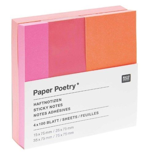 Sticky notes neon, 4x100 sheets