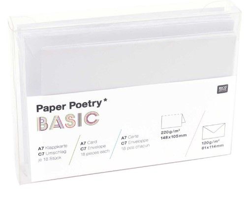 CARD SET WHITE, C7/A7 30 PCS