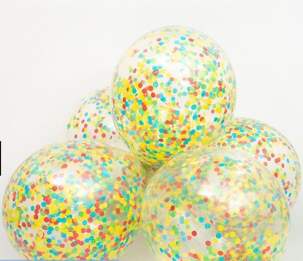 Latex Balloon - Muticoloured Confetti