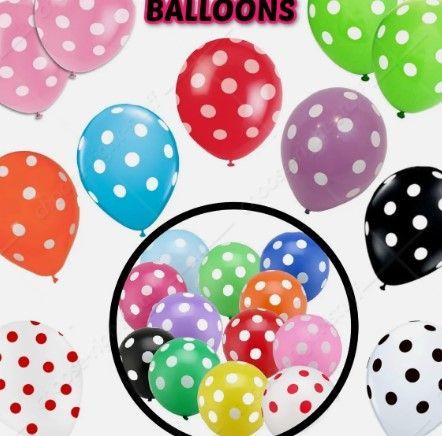 Latex Balloon - Multicoloured - Spots