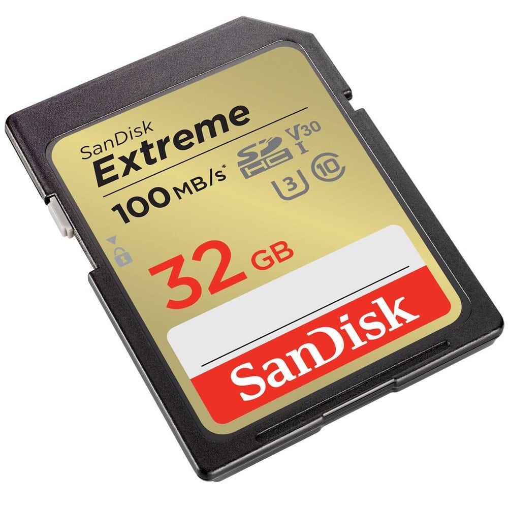 SanDisk Extreme 32B CL10 SD Memory Card