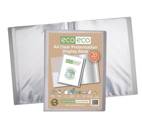 A4 20 Pocket Presentation Display Book