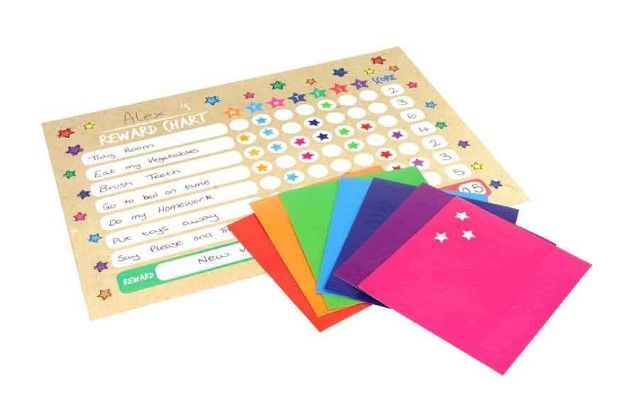 A4 REWARDS CHART WITH STICKERS