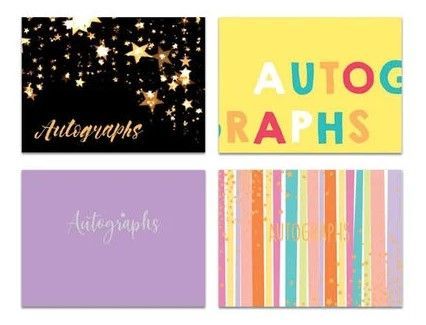 100 PAGE AUTOGRAPH BOOK