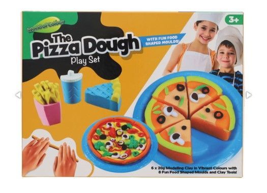6x20g The Pizza Dough Play Set