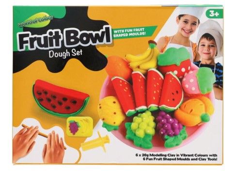 6x20g Fruit Bowl Dough Set