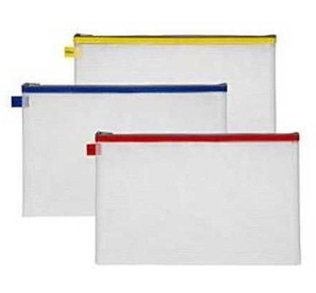 Mesh Zippa Bag Foolscap Asstd