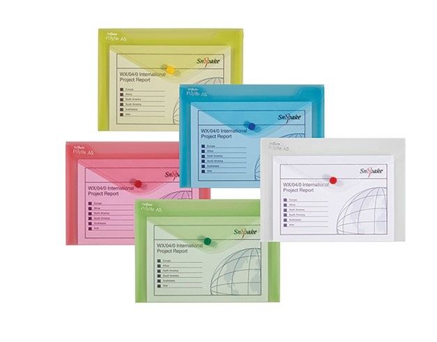 Polyfile A5 Assorted Colours