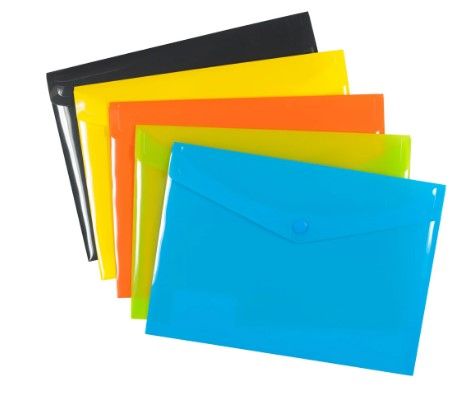 A6 Colour Press Stud Wallet