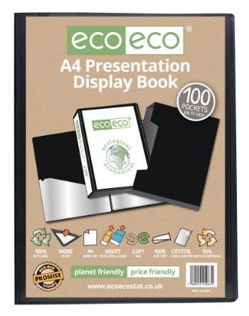 A4 100 Pocket Presentation Display Book