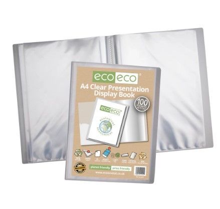 A4 Clear 100 Pocket Present Display Book