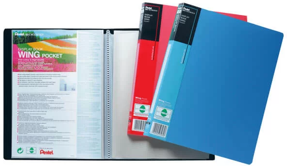 DISPLAY BOOK WING 20  BLK