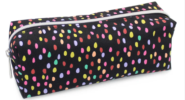 Rainbow spots pencil case