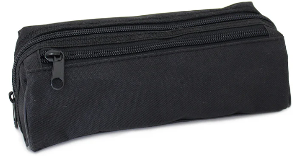 Bootbag plain black pencil case
