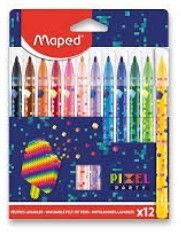 FELT TIPS PIXEL PARTY X12