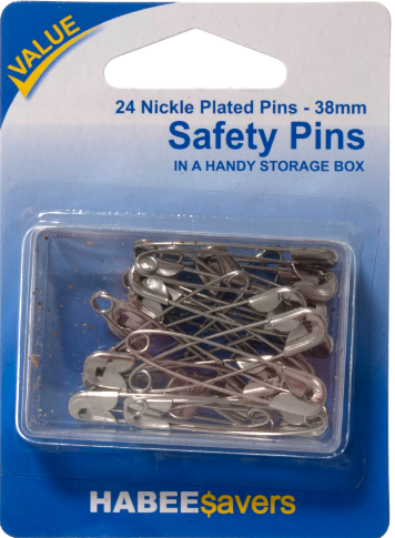 SAFETY PINS 38MM-24 pc