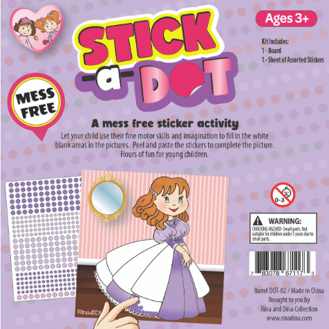 Dot it sticker craft-Rina