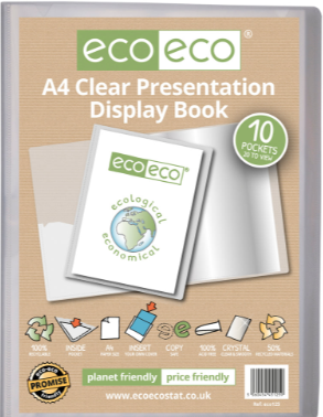 A4 clear presentation display book-10 pt
