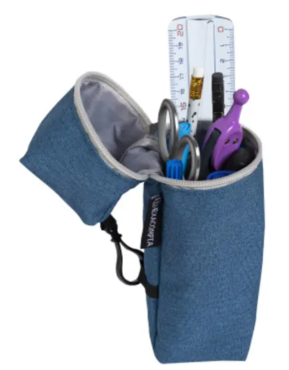 Pencil box case square Bee assorted col