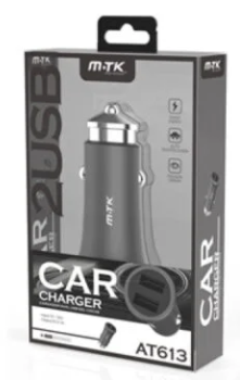 Car Charger Without cable Metal Faro3.1A