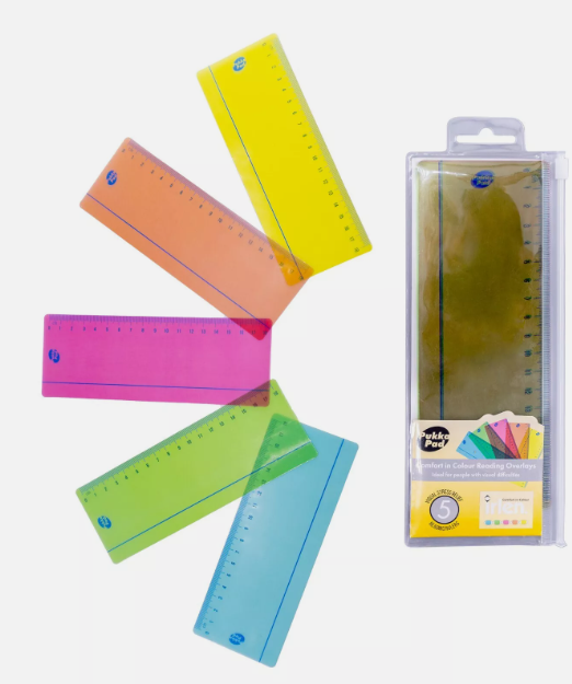 Pukka Irlen Overlays(Assorted 5 Colours)