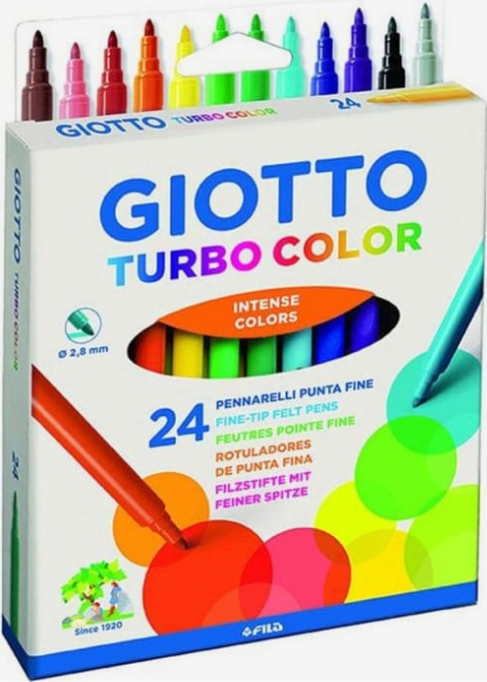 GIOTTO TURBO COLOUR 24 BOX
