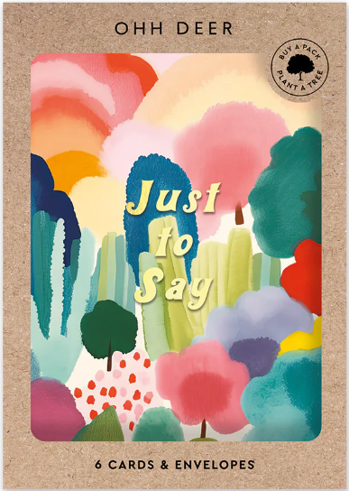 Just to say 6 pack cards and envelopes