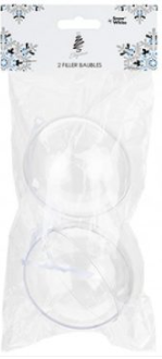 FILLABLE LARGE BAUBLES 2 PK
