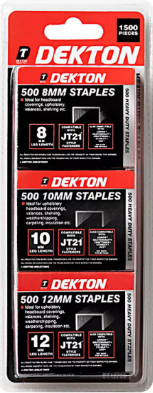 DEKTON STAPLES SET 1500PC