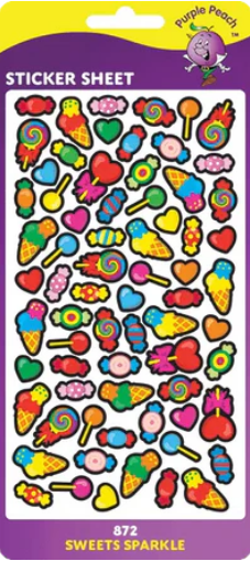 Sparkle Sticker Sheet