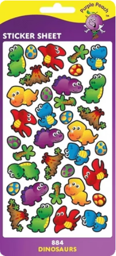 3d Dinosours Stickers