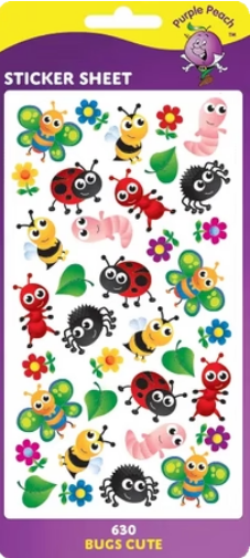 Bugs/Butterflies Stickers