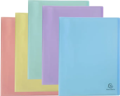 Display Book PP 60 Pkts Chrom Pastel ass