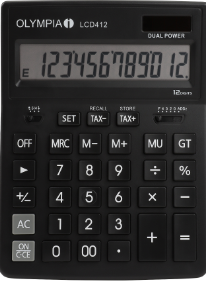 Olympia LCD 412 12 digit Desktop Calculator