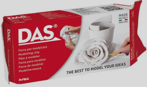 DAS 1/2kg WHITE AIR HARDENING  MODELLING CLAY