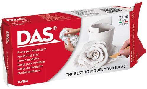 DAS 1kg WHITE AIR HARDENING  MODELLING CLAY