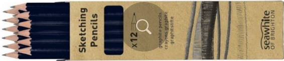 Seawhite Drawing Pencils 2B / box of 12