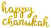HAPPY CHANUKA BALLOON