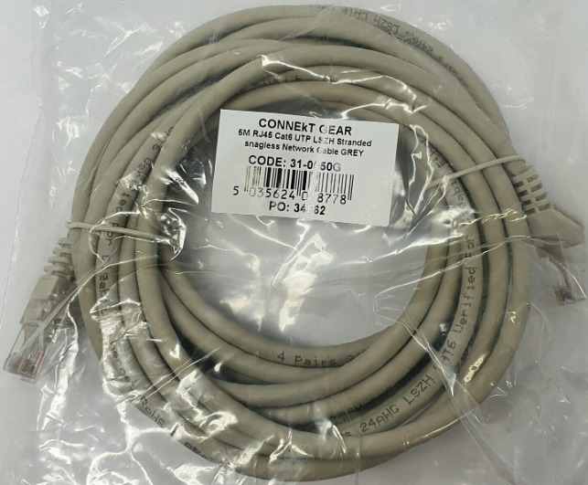 Grey Network Cable 5m