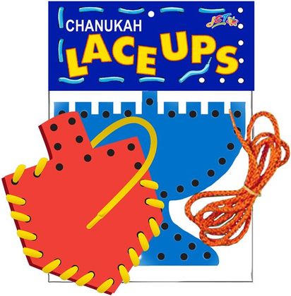 Chanukah Lacing Shapes
