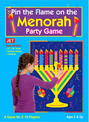 Pin the Flame on the Menorah