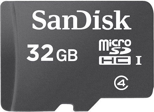 SanDisk SDSDQM 32GB Class 4 MicroSDHC Memory Card