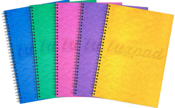 Silvine Luxpad 120 Page A5 FSC Wirebound Notebook