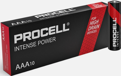 Duracell Procell Intense AAA Alkaline Batteries (Pack 10)
